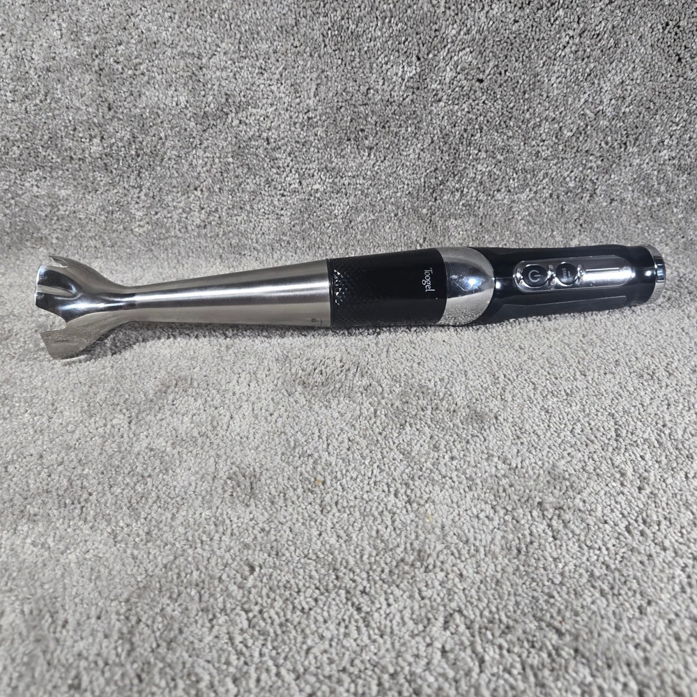 Toogel Immersion Hand‎ Blender Black Cordless 21-Speed Rotating Handle HB-2008B